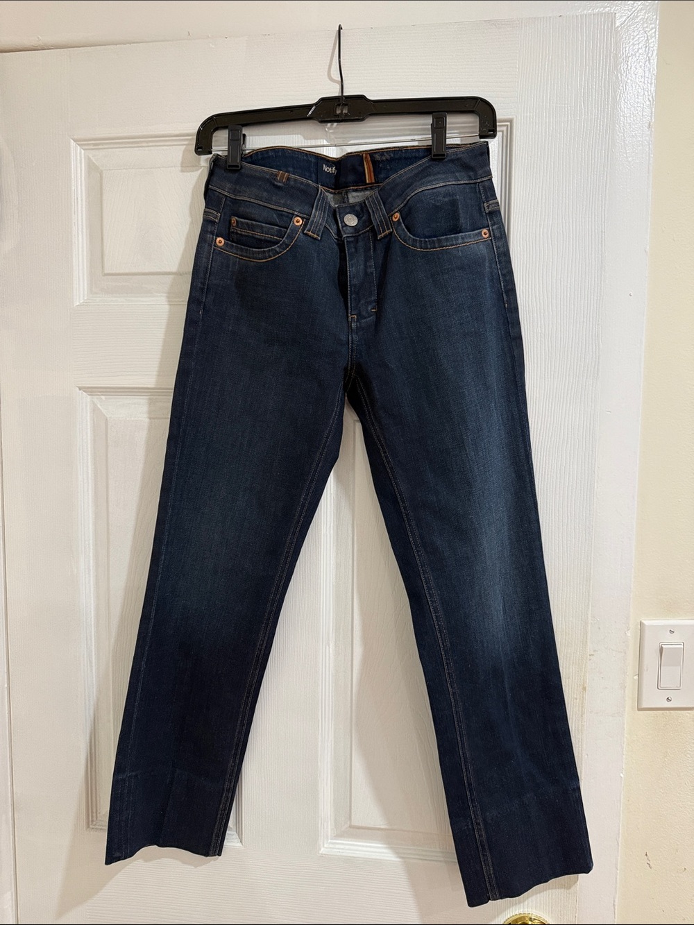 Dark Indigo Boot Cut Jeans — Classic Womens Fit